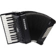 HOHNER A16522 Bravo II 48 Accordeon Zwart – 26 toetsen, 48 bassen, Silent Key, met gigbag en draagriem
