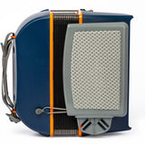 HOHNER A2930 XS Knopaccordeon - 21 knoppen en 15 bassen Blauw‑Oranje met gigbag en draagriem voor kinderen