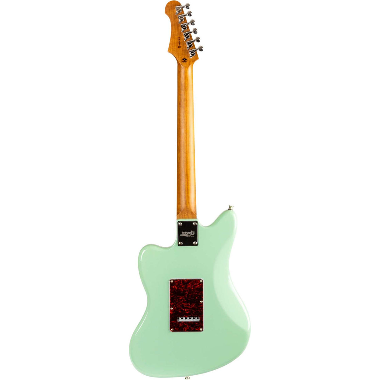 JET JJ-300 P90 SFG Offset Elektrische Gitaar Dual P90 Tremolo Roasted Maple Seafoam Green