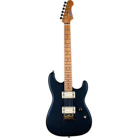 JET JS-700 MBK S-style Elektrische Gitaar HH Wilkinson Tremolo Roasted Maple Matt Zwart