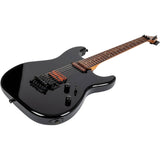 JET JS-800 BKW S-style Elektrische Gitaar HS Double Locking Tremolo Rosewood Toets Zwart