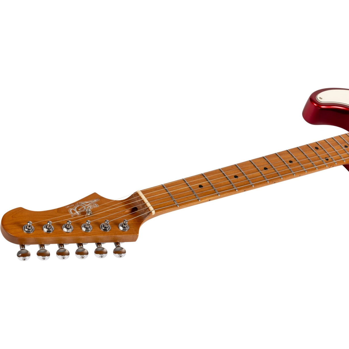 JET JT-300 CAR P90 T-style Elektrische Gitaar P90 + Single Coil Vaste Brug Roasted Maple Toets Candy Apple Red