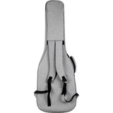 Jet JS-300 BK Elektrische Gitaar Black met Jet JG-30 GY Gigbag Set, Roasted Maple Hals, SSS Pickups, Tremolo