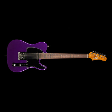 JET JT-300 PLM R T-style Elektrische Gitaar SS Vaste Brug Rosewood Toets Plum