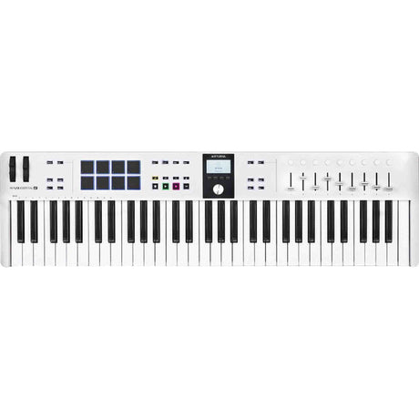 Arturia KeyLab Essential mk3 61 White – USB/MIDI keyboard met 61 toetsen en DAW-integratie