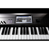KORG KROME EX 88 Synthesizer – 88 gewogen toetsen, uitgebreide EDM-soundset, USB, grijs-metallic