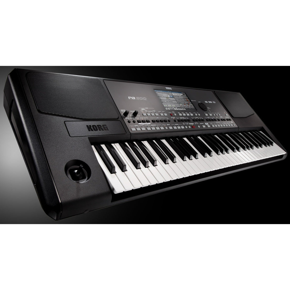 KORG PA600 61-Toets Arranger Keyboard met Standaard, Sustainpedaal en Kruk