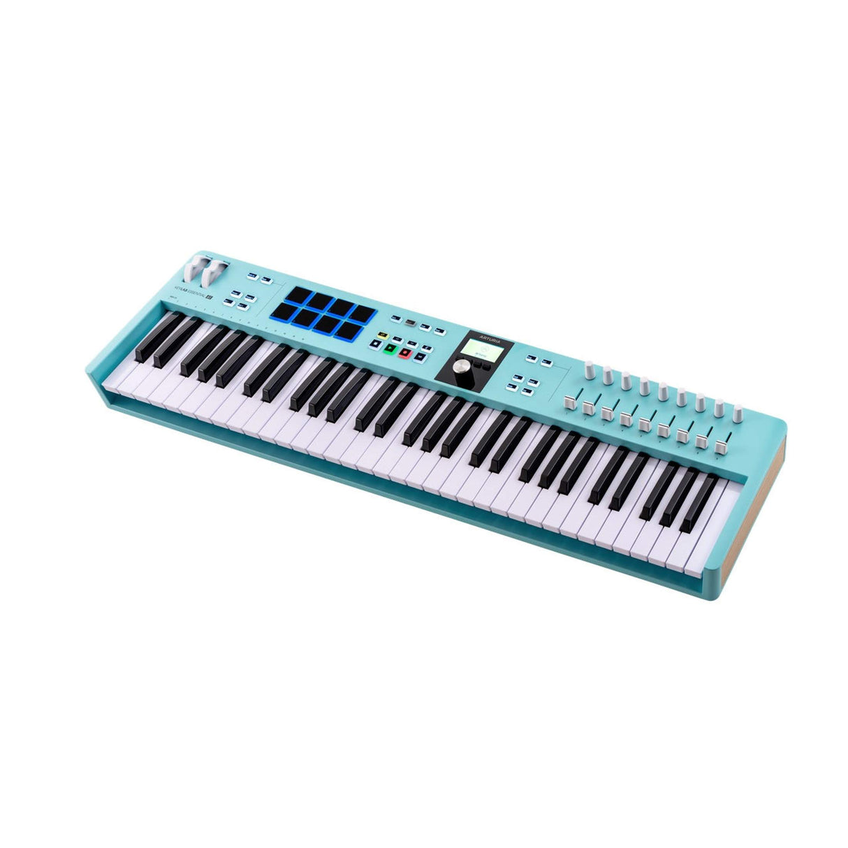 Arturia KeyLab Essential mk3 61 Aquamarine MIDI-Controller mit 61 Tasten, Pads und DAW-Integration