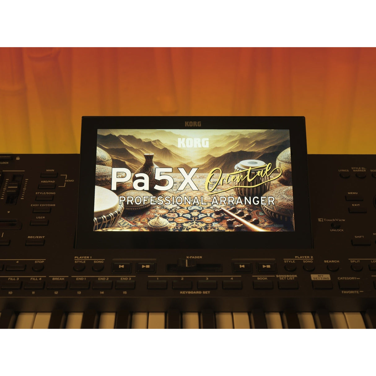 Korg Pa5X 61 ORIENTAL Arranger Keyboard met Aftertouch en Oosterse Sounds