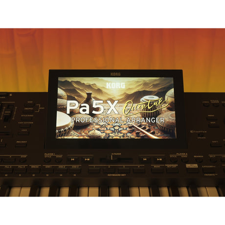 Korg Pa5X 61 ORIENTAL Arranger Keyboard met Aftertouch en Oosterse Sounds