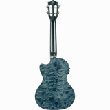 LANIKAI LKUQMBLCET Tenorukelele, Quilted Maple Serie, Blue Stain, Voorversterker,