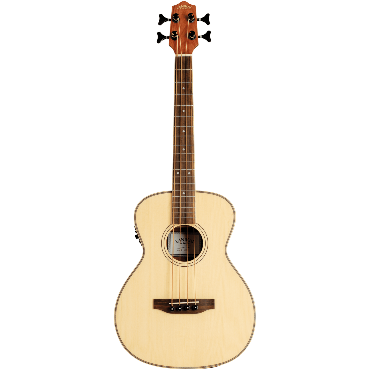 LANIKAI LKUSPST-EBU Basukelele, Electric, Spruce, SPST-EBU, Voorversterker, Tas