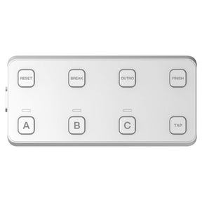 LAVA LiveDrum Pedaal, draadloze voetschakelaar voor HILAVA gitaren, 100+ ritmes, zilver, inclusief soft bag