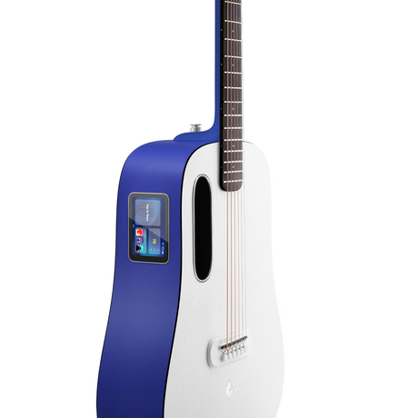 LAVA ME Play Frost White/Deep Blue – Smart Gitaar met Hilava 2.0 en Tas