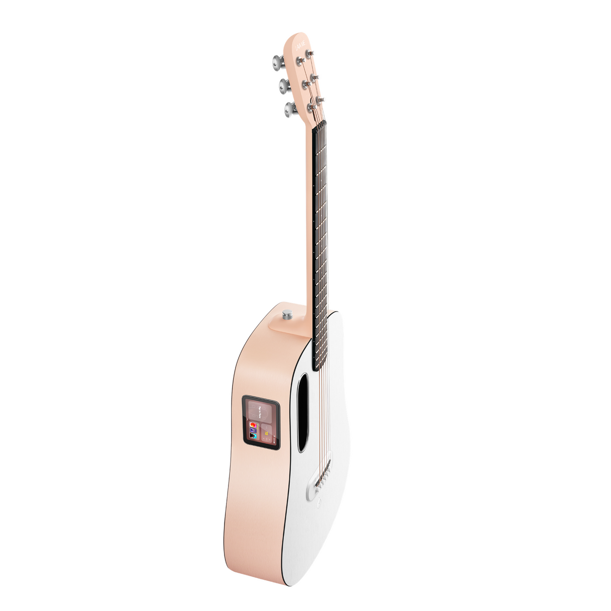 LAVA ME Play Frost White/Light Peach – Smart Gitaar met Hilava 2.0 en Tas