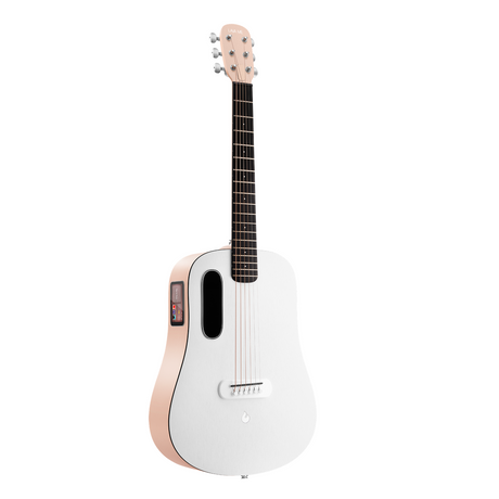 LAVA ME Play Frost White/Light Peach – Smart Gitaar met Hilava 2.0 en Tas