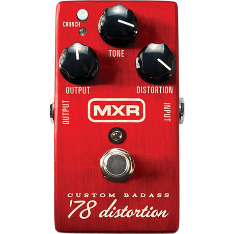 MXR M78 Custom Badass '78 Distortion – Rood, Crunch-schakelaar