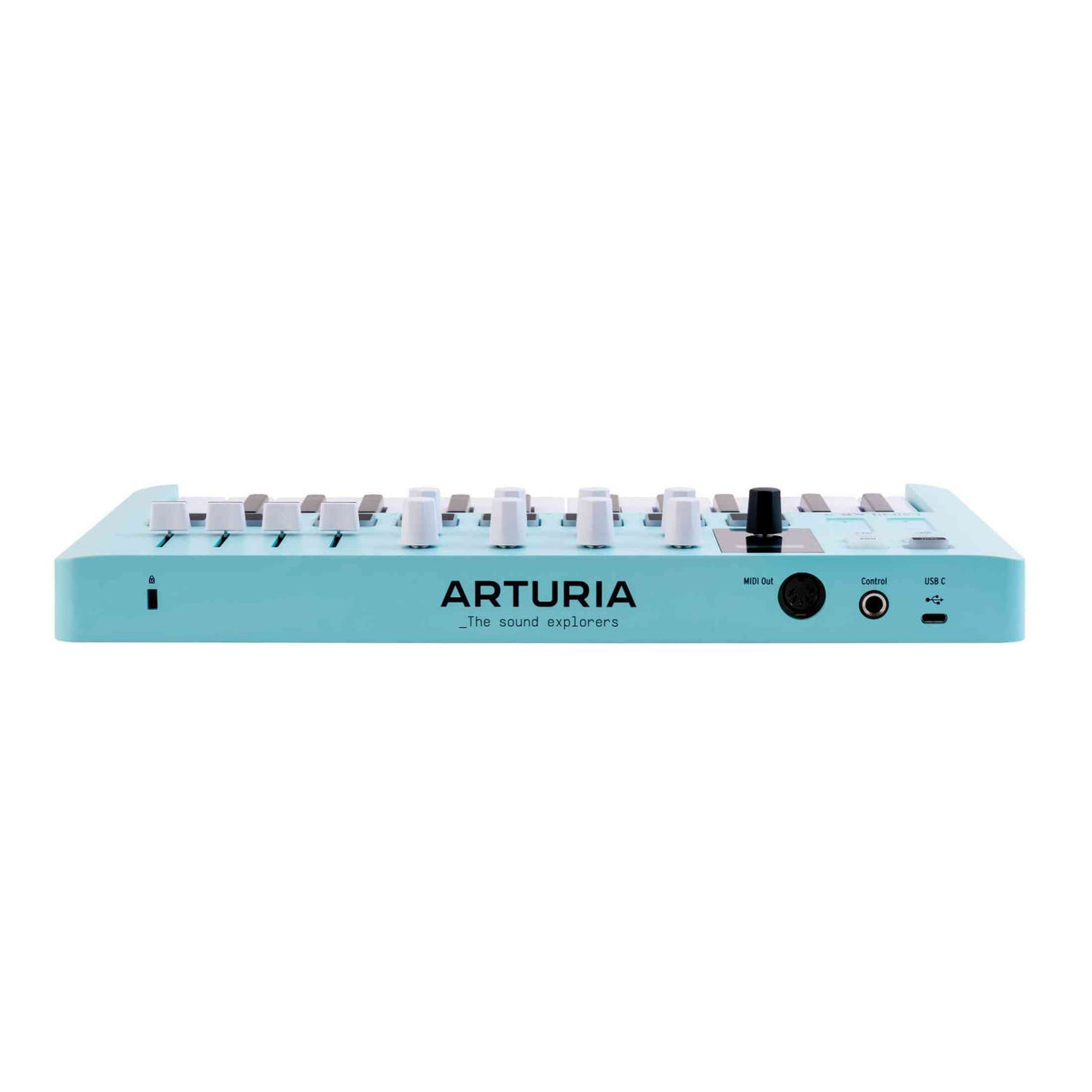 Arturia MiniLab 3 Aquamarine MIDI Controller mit 25 Tasten, Pads und USB-C