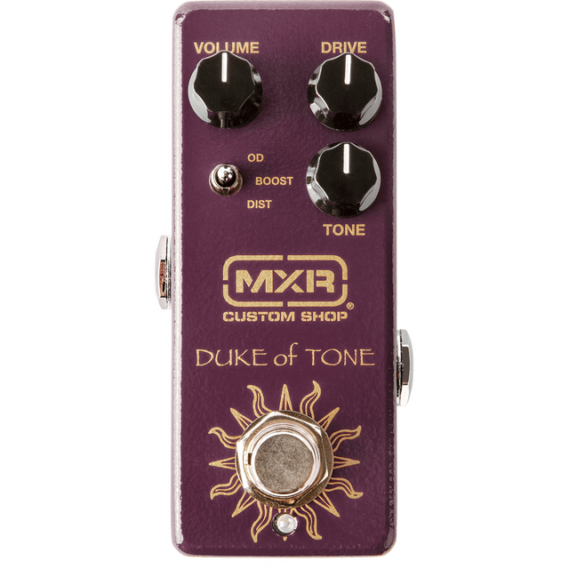 MXR CSP039 Duke of Tone – Analoog Overdrive/Boost/Distortion Pedaal 3 Modi en True Bypass