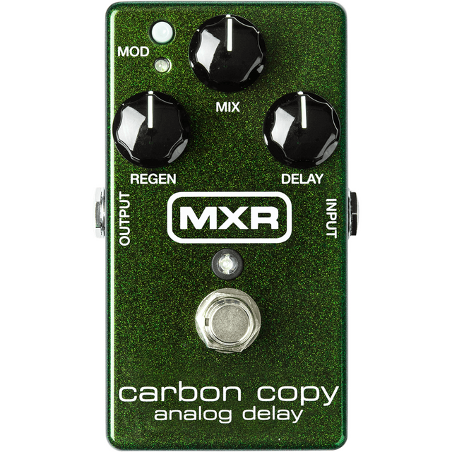 MXR M169 Carbon Copy – Groen, Analoog Delay met Mod-schakelaar