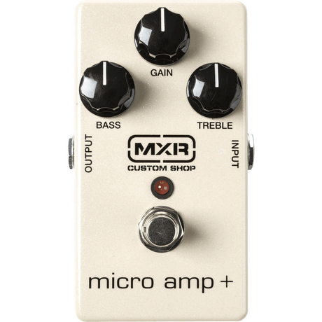 MXR M233 Micro Amp+ – Analoog Boost Pedaal Bass, Treble en Gain-regeling