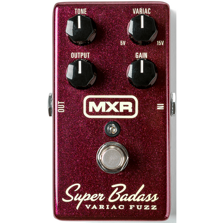 MXR M236 Super Badass Variac Fuzz – Violet, Met Variabele Voedingskarakteristiek