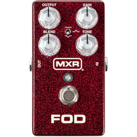 MXR M251 FOD Drive – Rood Analoog Overdrive Pedaal met Dubbele Gain-kanalen en True Bypass