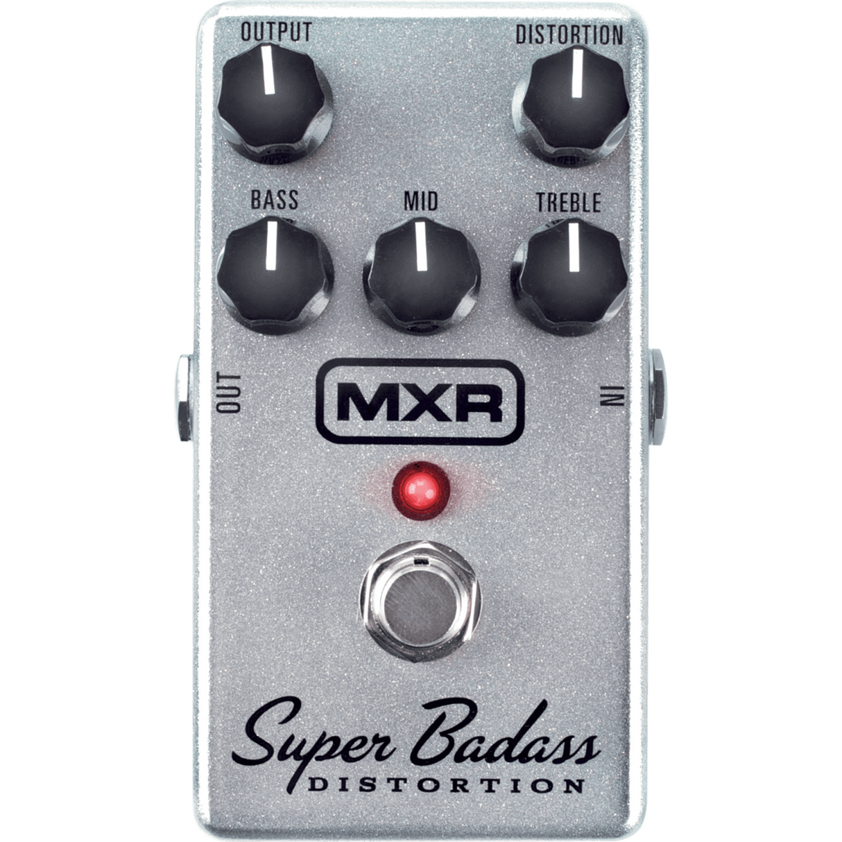 MXR M75 Super Badass Distortion – Grijs, 3-Bands EQ