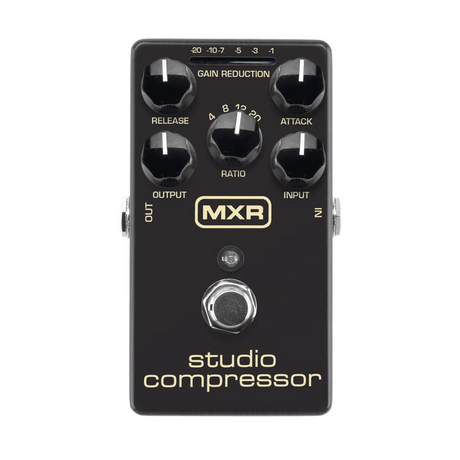 MXR M76 Studio Compressor – Zwart, Analoog met Volledige Regeling
