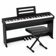 NUX NPK-200 Digital Stage Piano Set met NPS-2 standaard, 88 toetsen en kruk