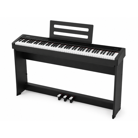 NUX NPK-200 Digital Stage Piano Set met NPS-2 Houten Standaard, 88 Toetsen
