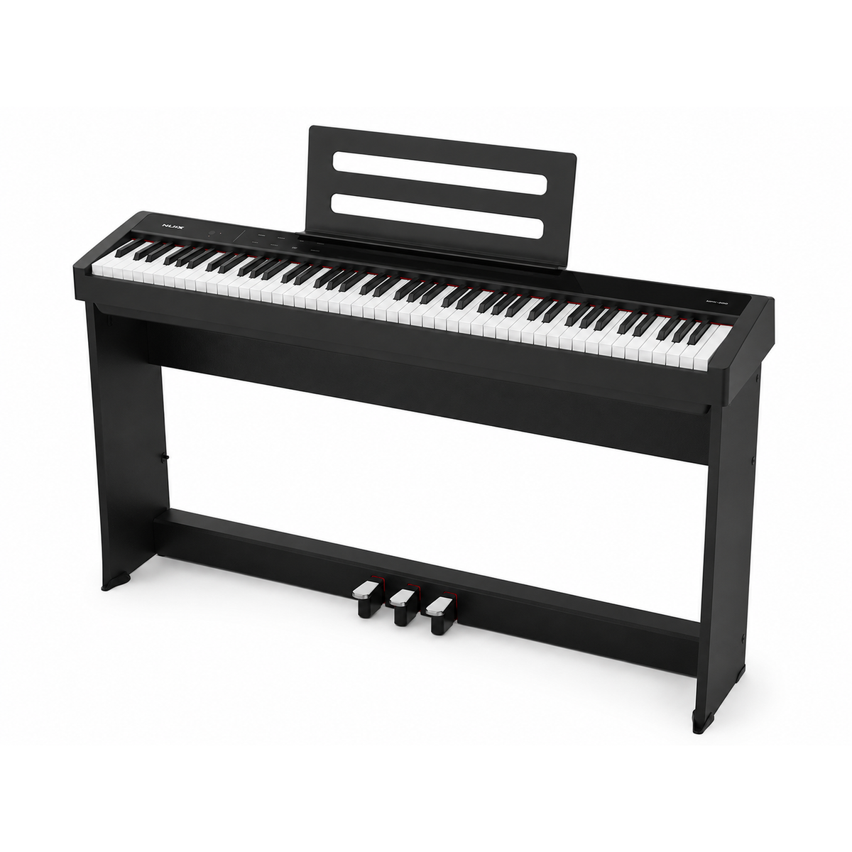 NUX NPK-200 Digital Stage Piano Set met NPS-2 standaard, 88 toetsen en kruk