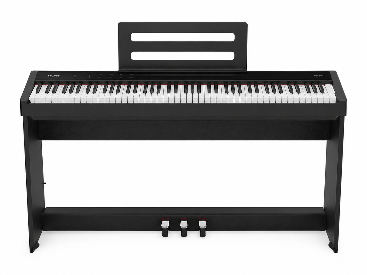 NUX NPK-200 Digital Stage Piano Set met NPS-2 Houten Standaard, 88 Toetsen
