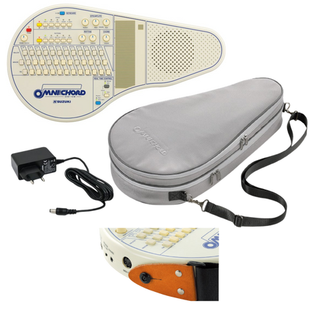 Suzuki Omnichord OM-108 Synthesizer Set – Met Gigbag, Adapter en Draagriem