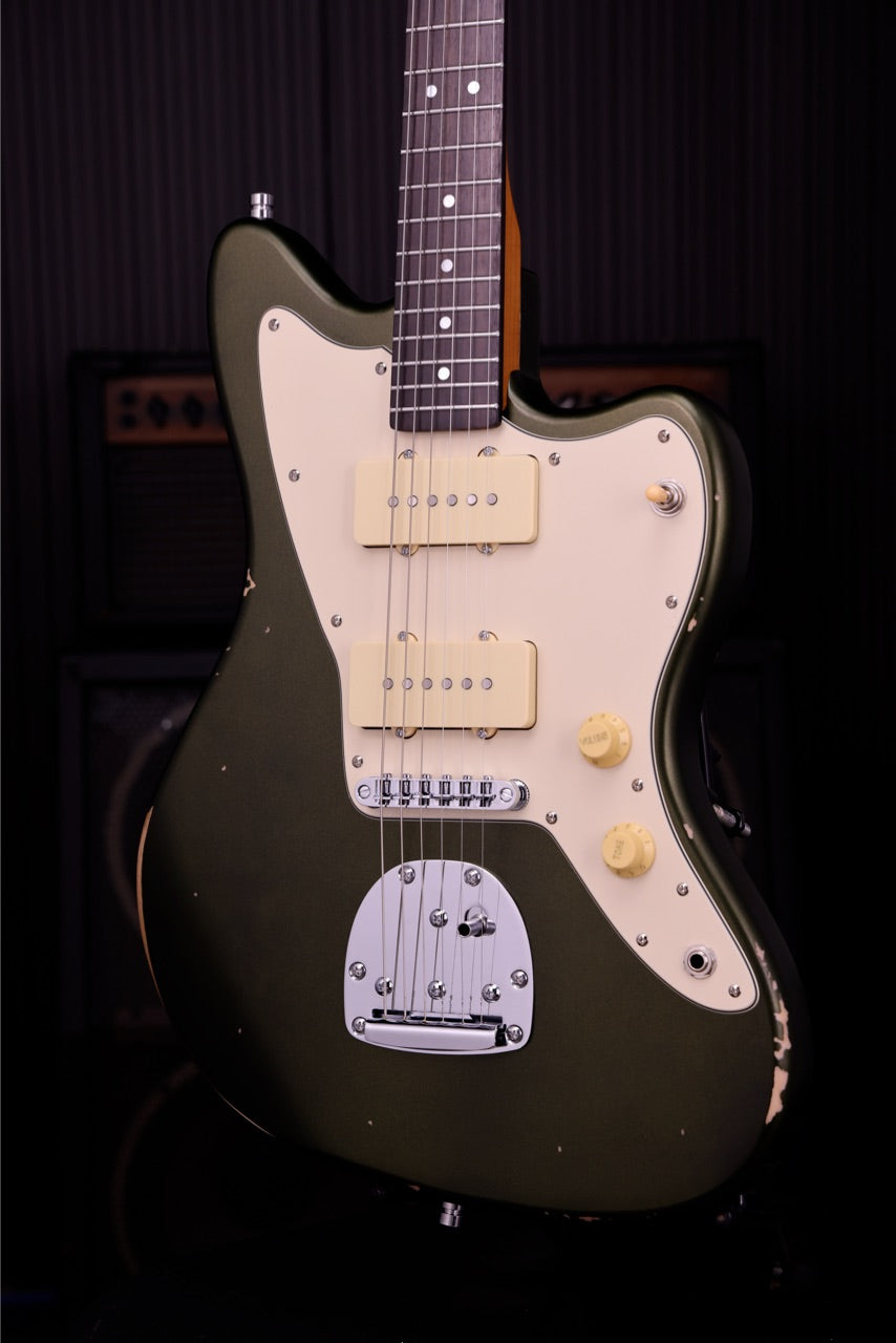 Patina PJ-6 SGR R JM-Style P90 - Sherwood Green Nitro Relic