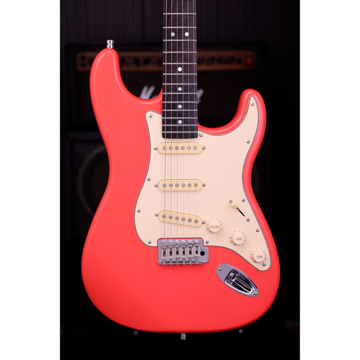Patina PS-3 FRD S-Style SSS - Aged Fiesta Red Nitro