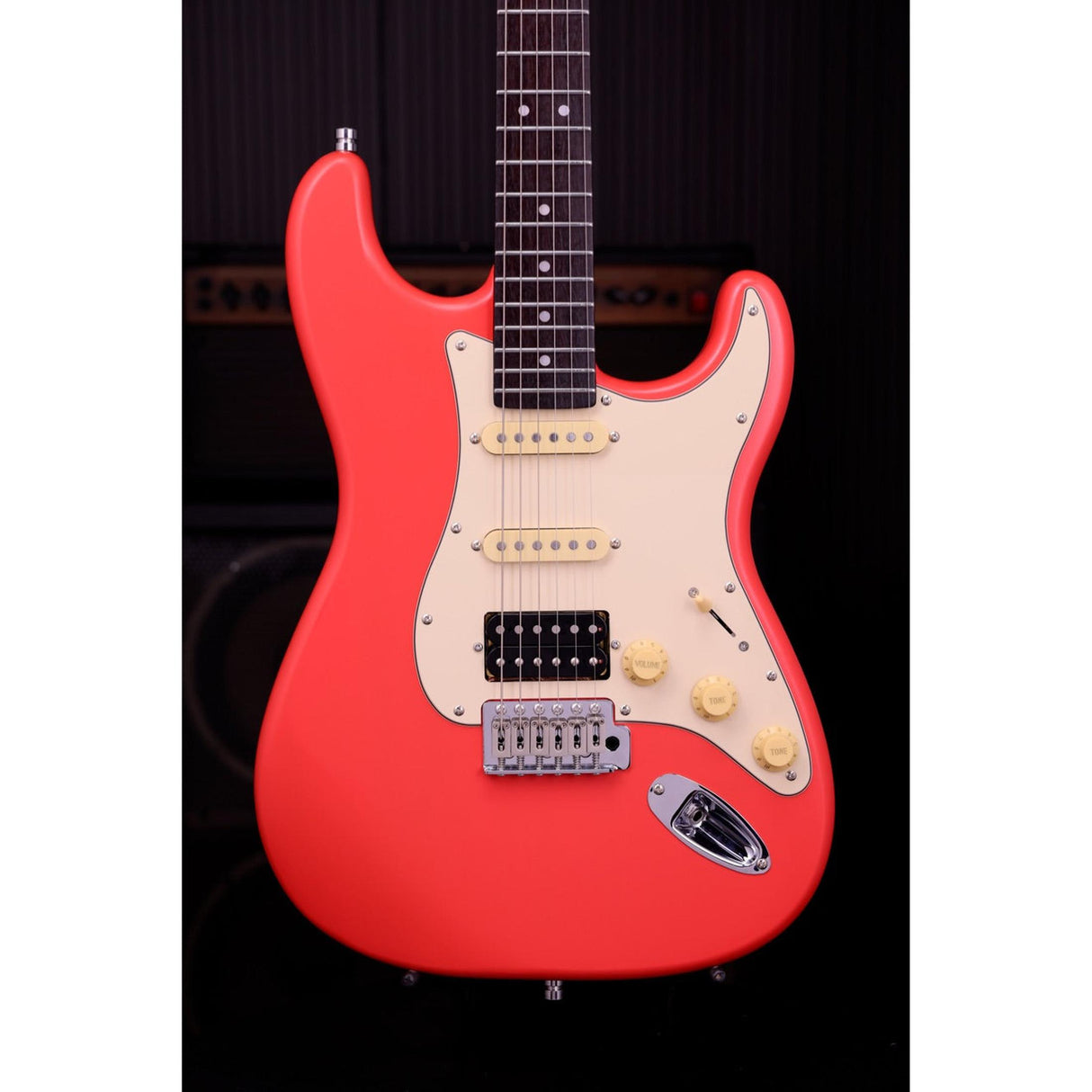 Patina PS-4 FRD S-Style HSS - Aged Fiesta Red Nitro