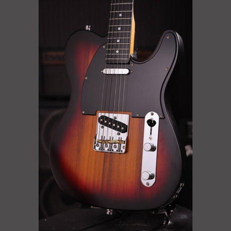 Patina PT-3 SB T-style Elektrische Gitaar SS Alnico V Nitro Paulownia Body Roasted Maple Hals Sunburst