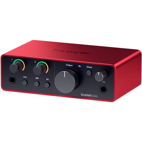 Focusrite Scarlett 4 Solo – Professionele USB-C Audio Interface 24-bit / 192 kHz