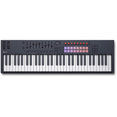 Novation FLkey2 61 master keyboard met 61 toetsen, 16 pads en 9 faders
