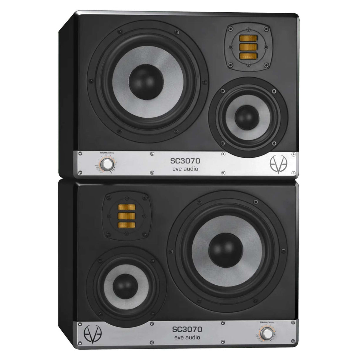 EVE Audio SC3070 Left actieve 3-weg studiomonitor 6,5 inch 335W 35Hz-25kHz 110 dB met DSP SMART-knob