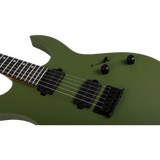 Spira Guitars S-400 MGR Satin Dark Green elektrische gitaar