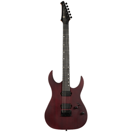 Spira Guitars S-400 MWR Satin Wine red elektrische gitaar