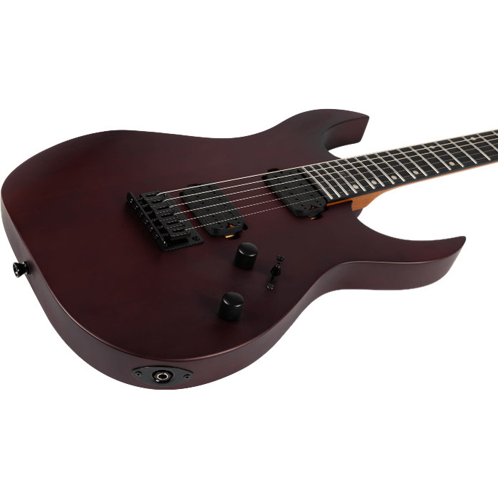 Spira Guitars S-400 MWR Satin Wine red elektrische gitaar