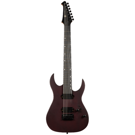 Spira Guitars S-407 MWR Satin Wine red elektrische gitaar