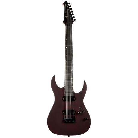Spira Guitars S-407 MBK Satin Black elektrische gitaar