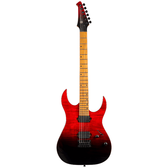 Spira Guitars S-450 TRD Transparent Red elektrische gitaar