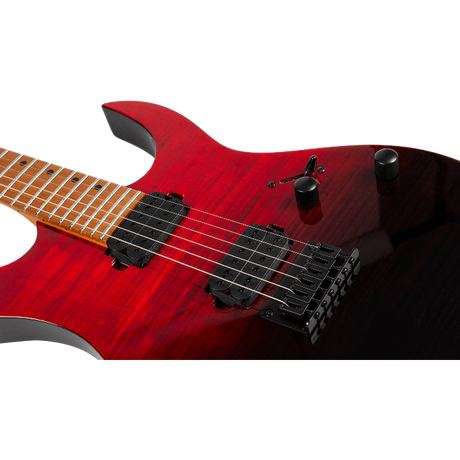 Spira Guitars S-450 TRD Transparent Red elektrische gitaar