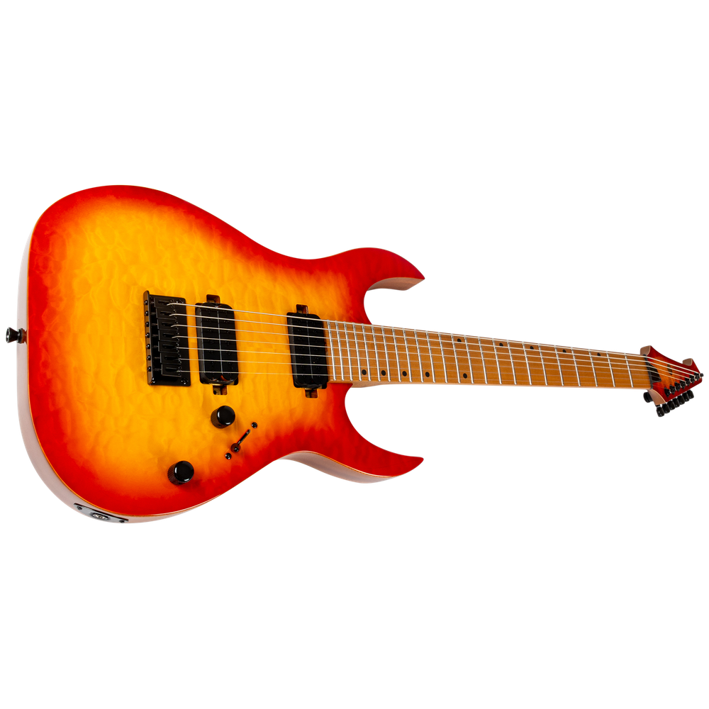 Spira Guitars S-507 QFB Fireburst elektrische gitaar ST model
