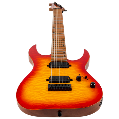 Spira Guitars S-507 QFB Fireburst elektrische gitaar ST model